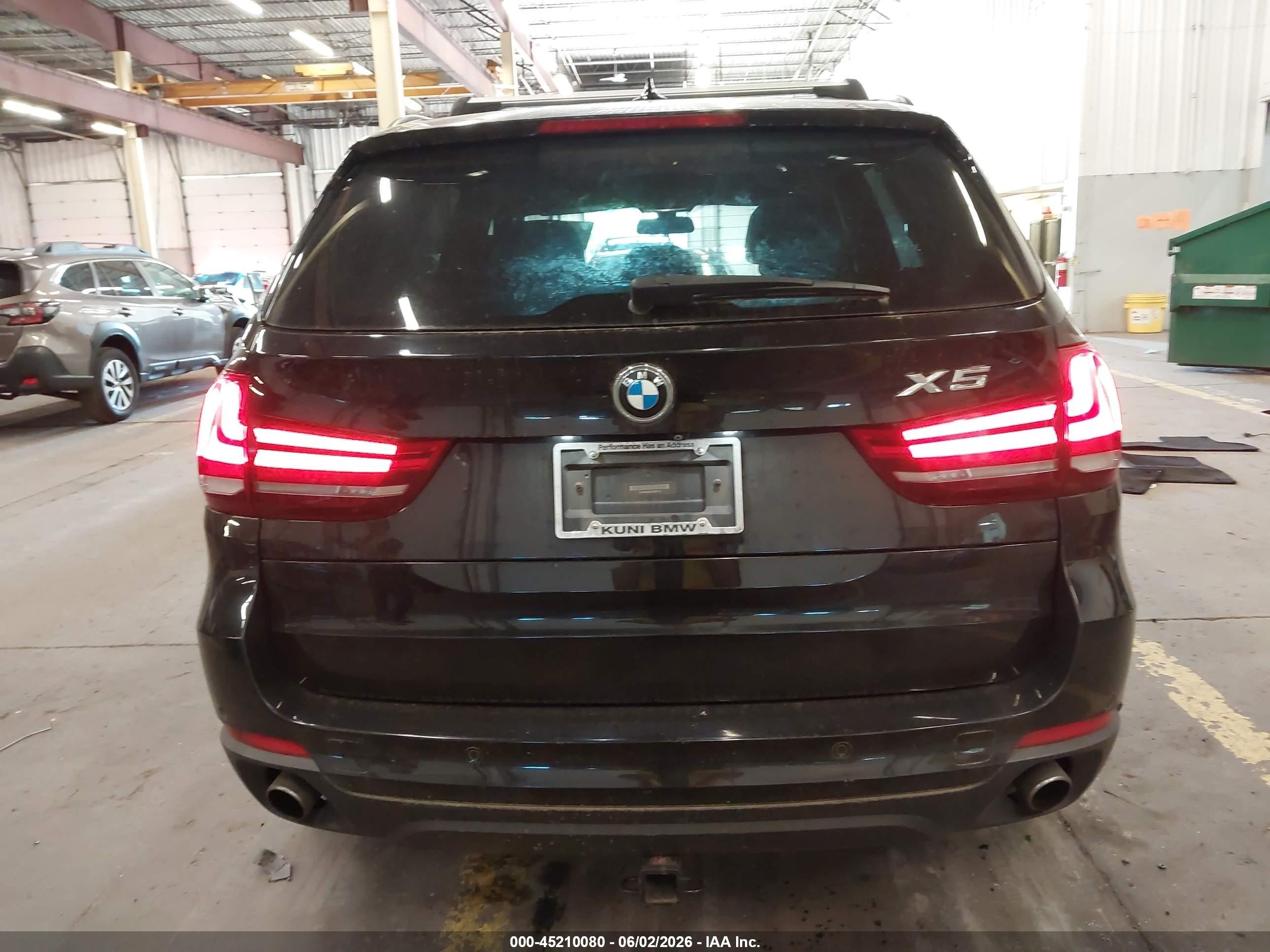 2015 Bmw X5 Xdrive35i Black vin: 5UXKR0C53F0P06179
