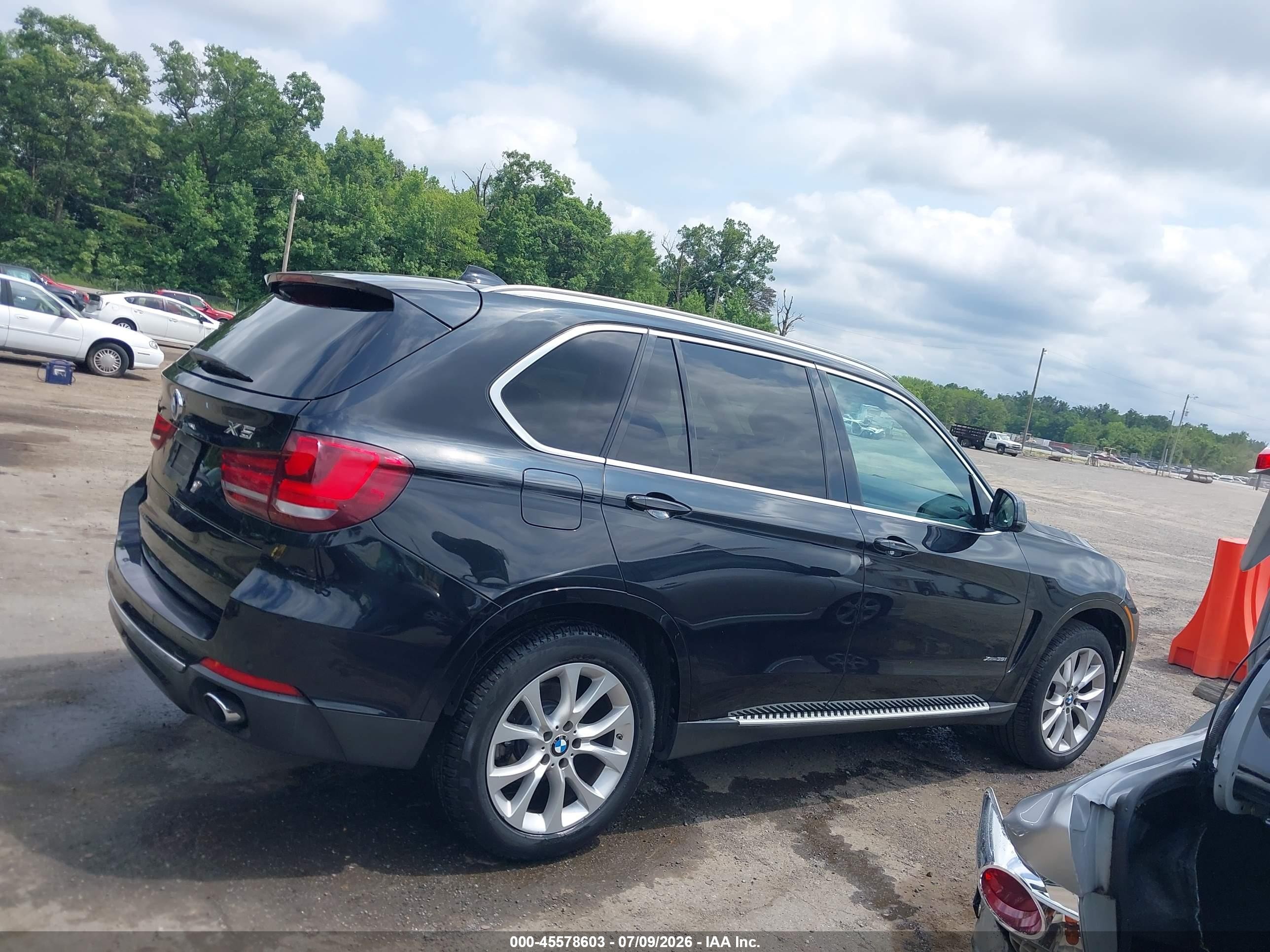 2015 Bmw X5 Xdrive35i Black vin: 5UXKR0C53F0P06716