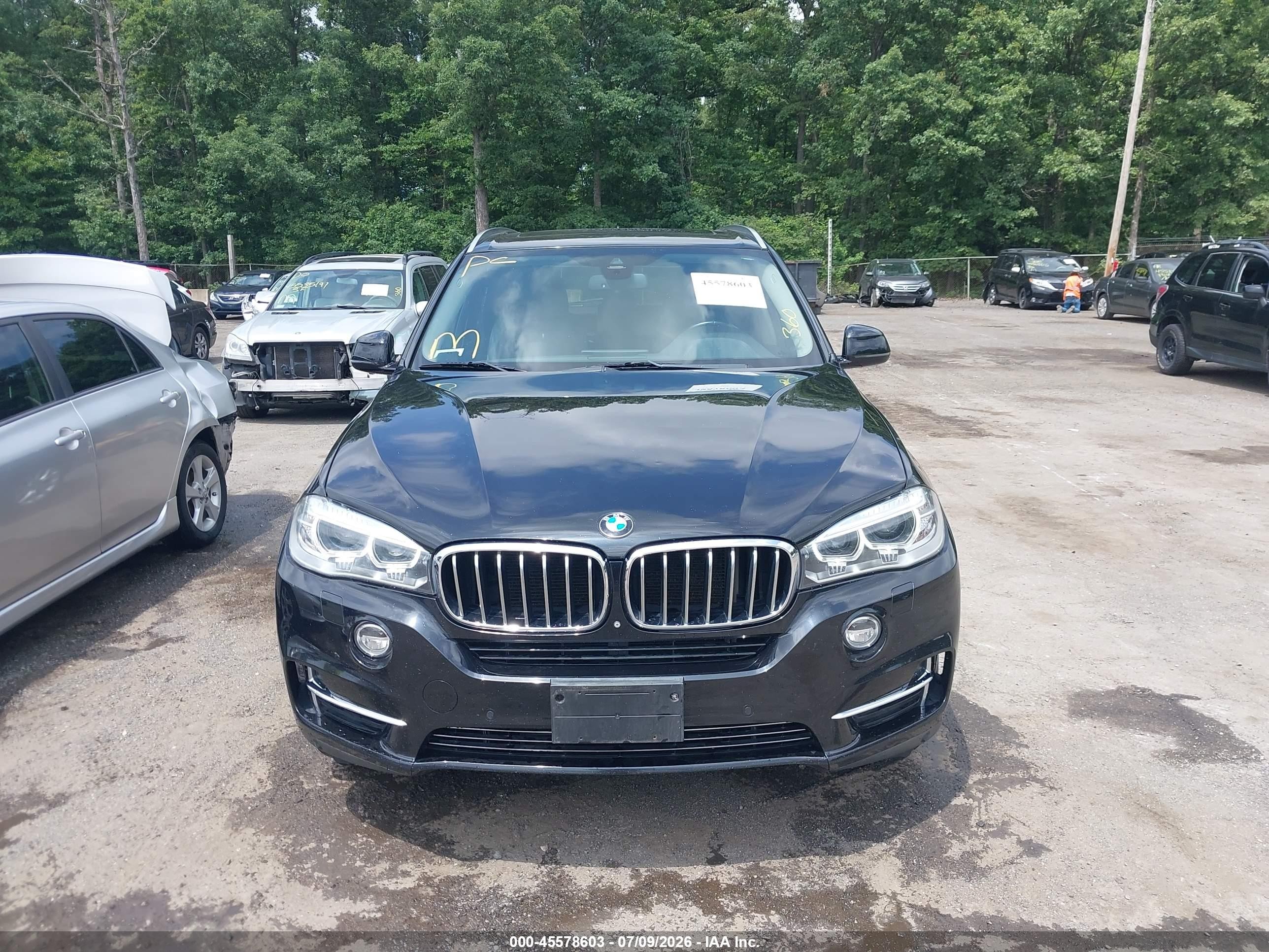 2015 Bmw X5 Xdrive35i Black vin: 5UXKR0C53F0P06716