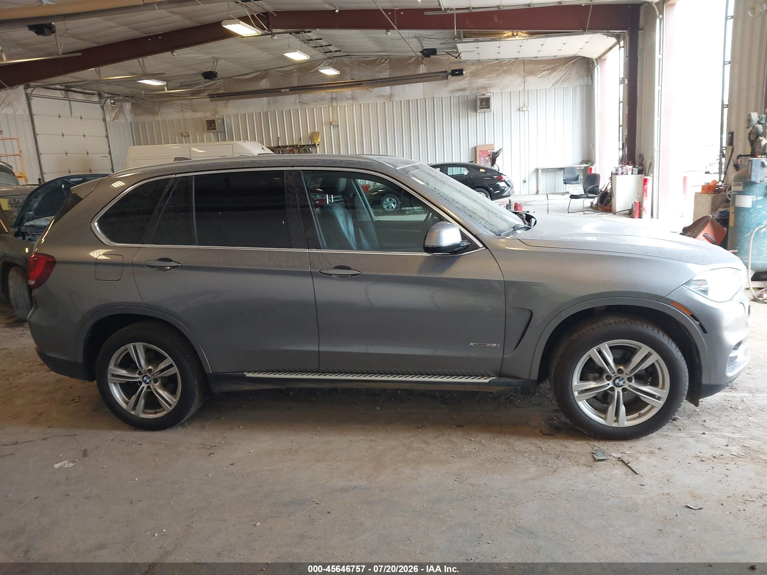 2014 Bmw X5 Xdrive35i Gray vin: 5UXKR0C54E0K45329