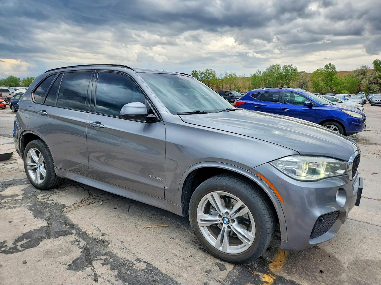 2014 Bmw X5 Xdrive35i Серый vin: 5UXKR0C54E0K52037