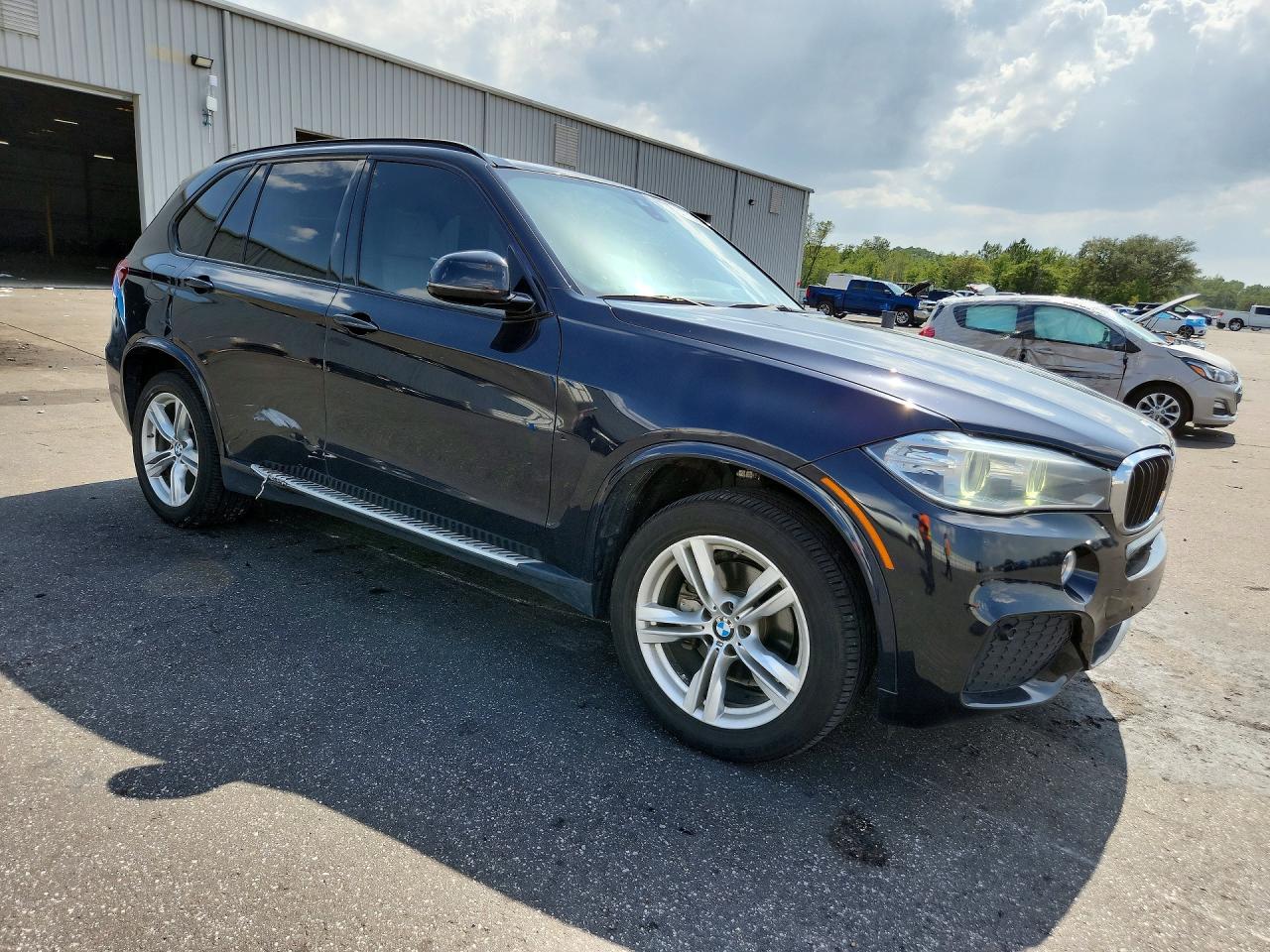 2015 Bmw X5 Xdrive35i Blue vin: 5UXKR0C54F0K53772
