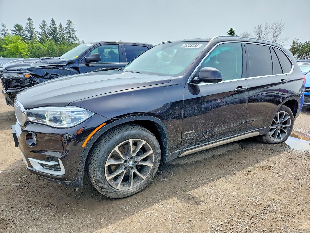 2015 Bmw X5 Xdrive35i Black vin: 5UXKR0C54F0K58812