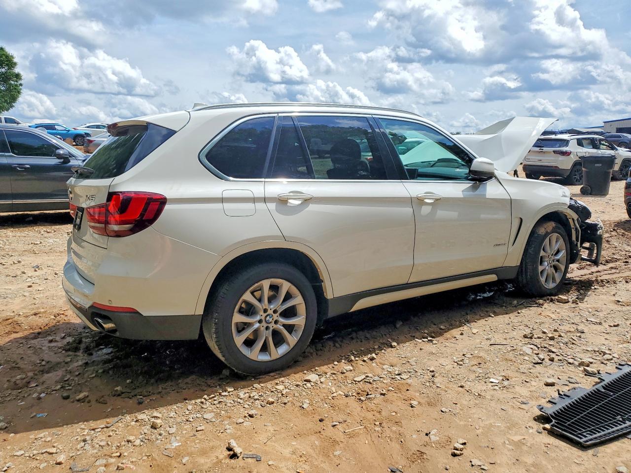 2015 Bmw X5 Xdrive35i White vin: 5UXKR0C54F0K60916