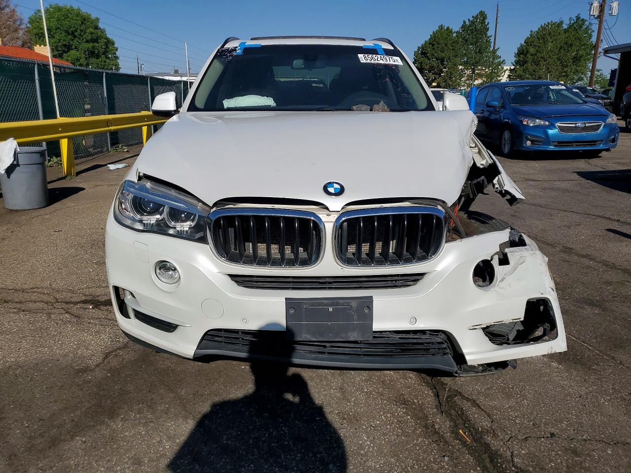 2015 Bmw X5 Xdrive35i White vin: 5UXKR0C54F0K61127