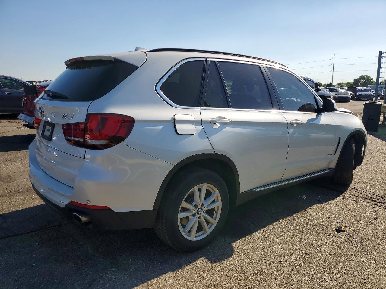 2015 Bmw X5 Xdrive35i White vin: 5UXKR0C54F0K61127