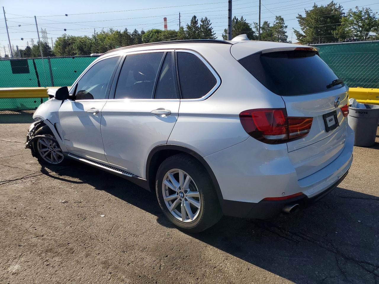 2015 Bmw X5 Xdrive35i White vin: 5UXKR0C54F0K61127
