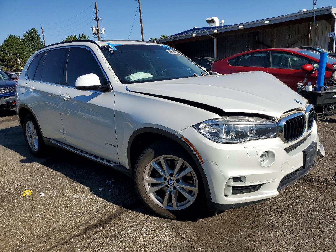 2015 Bmw X5 Xdrive35i White vin: 5UXKR0C54F0K61127