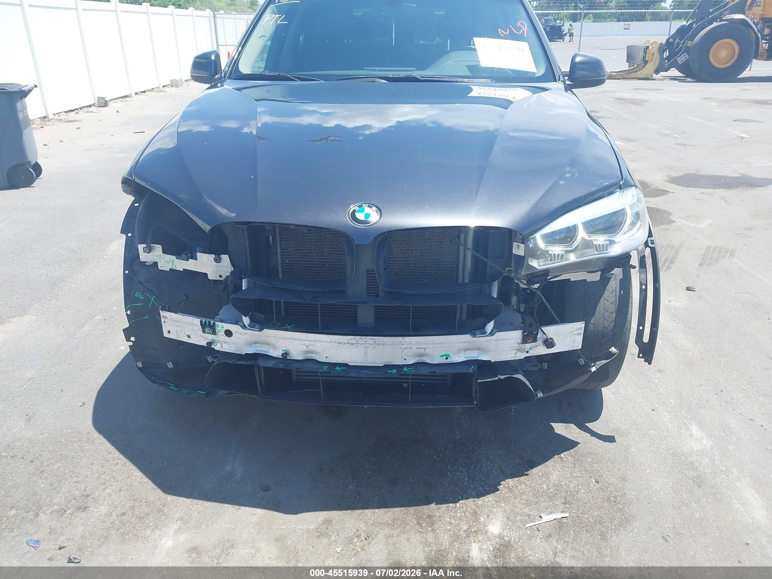 2015 Bmw X5 Xdrive35i Gray vin: 5UXKR0C54F0K65209