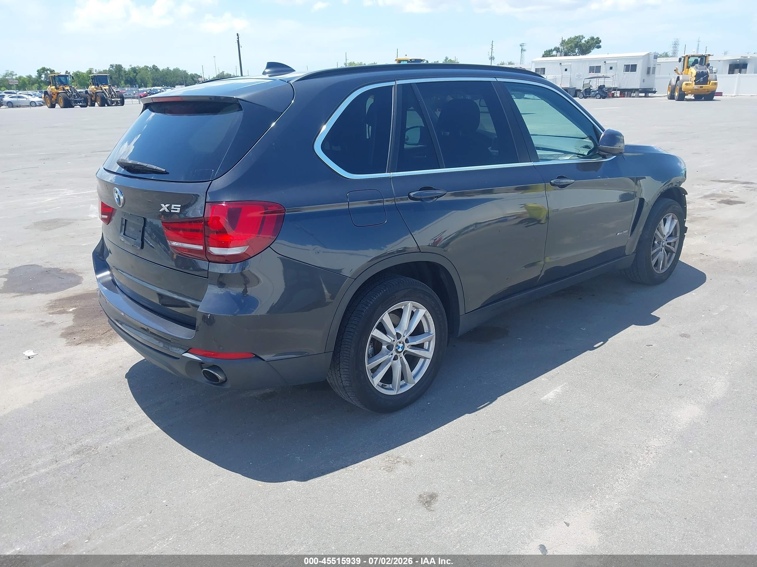 2015 Bmw X5 Xdrive35i Gray vin: 5UXKR0C54F0K65209
