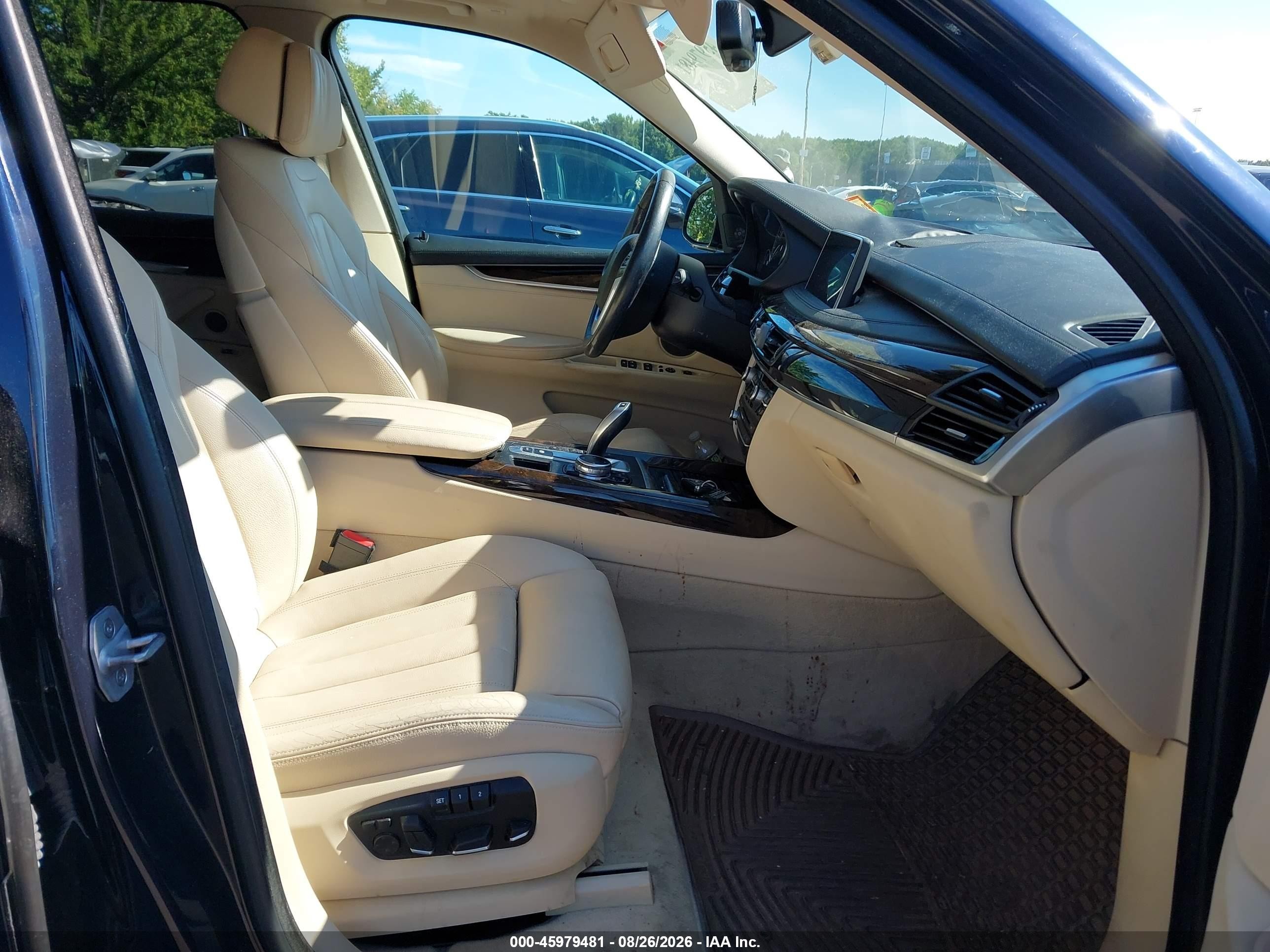 2015 Bmw X5 Xdrive35i Blue vin: 5UXKR0C54F0K68501
