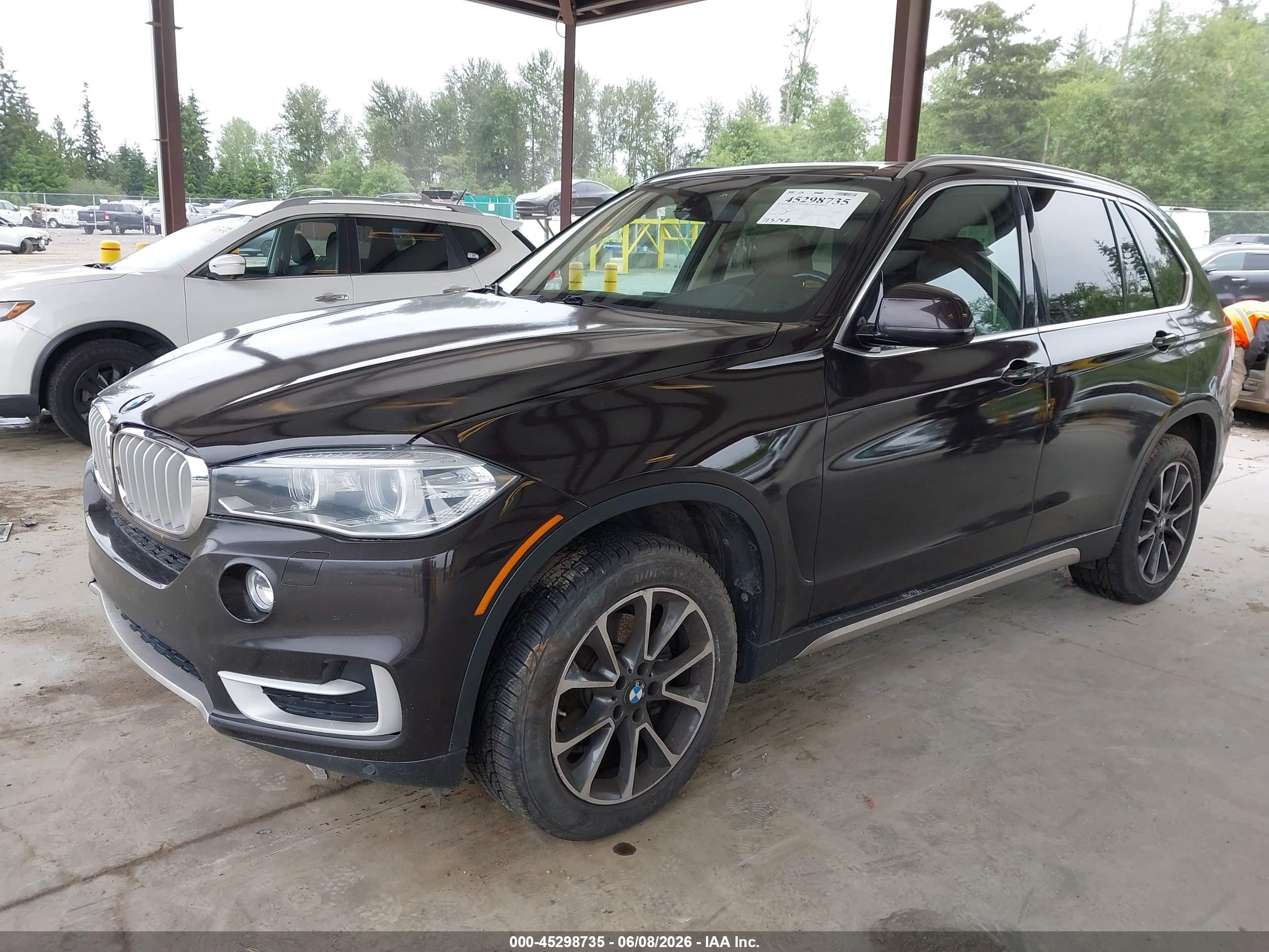 2015 Bmw X5 Xdrive35i Brown vin: 5UXKR0C54F0P00987