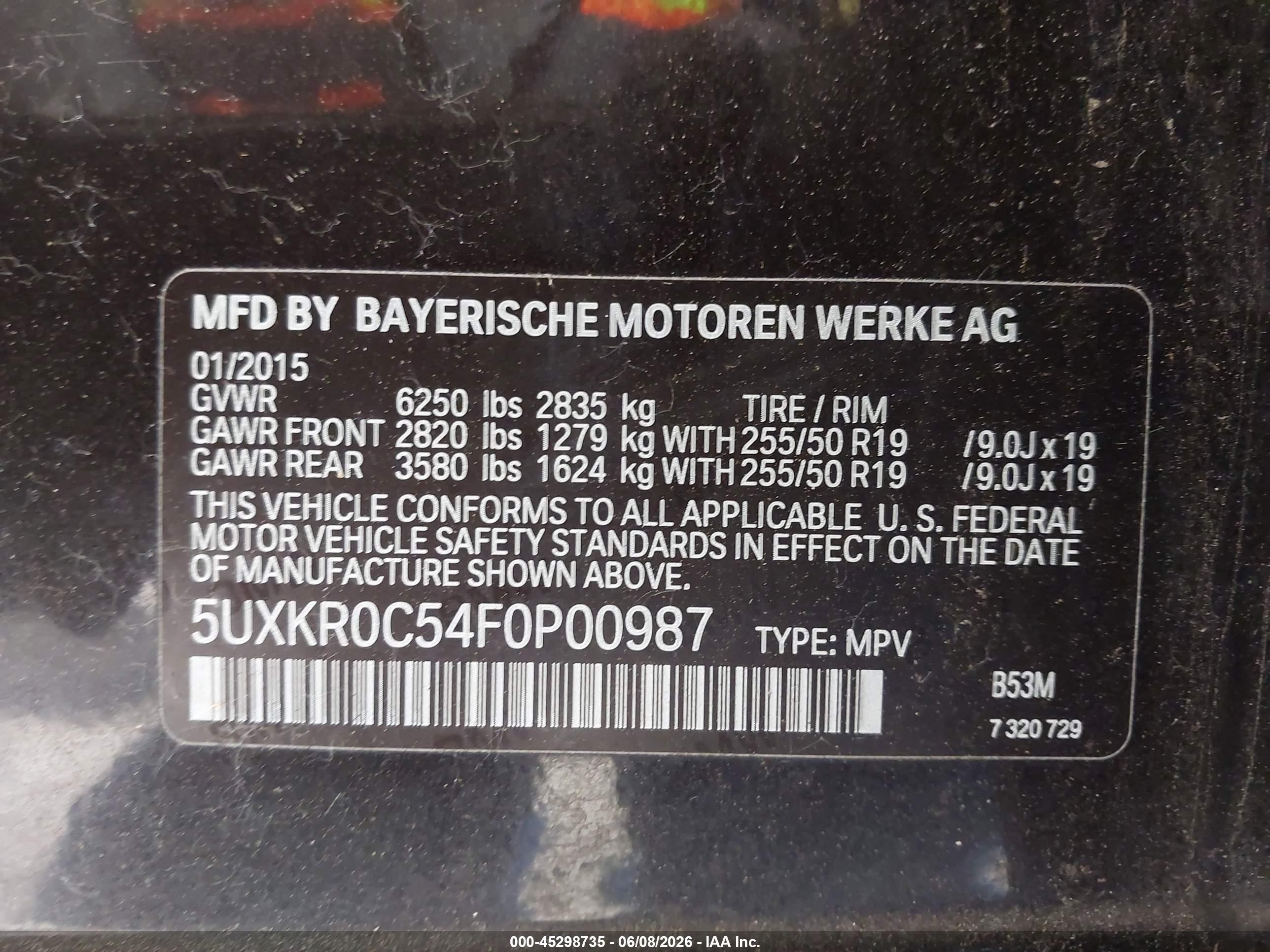 2015 Bmw X5 Xdrive35i Brown vin: 5UXKR0C54F0P00987