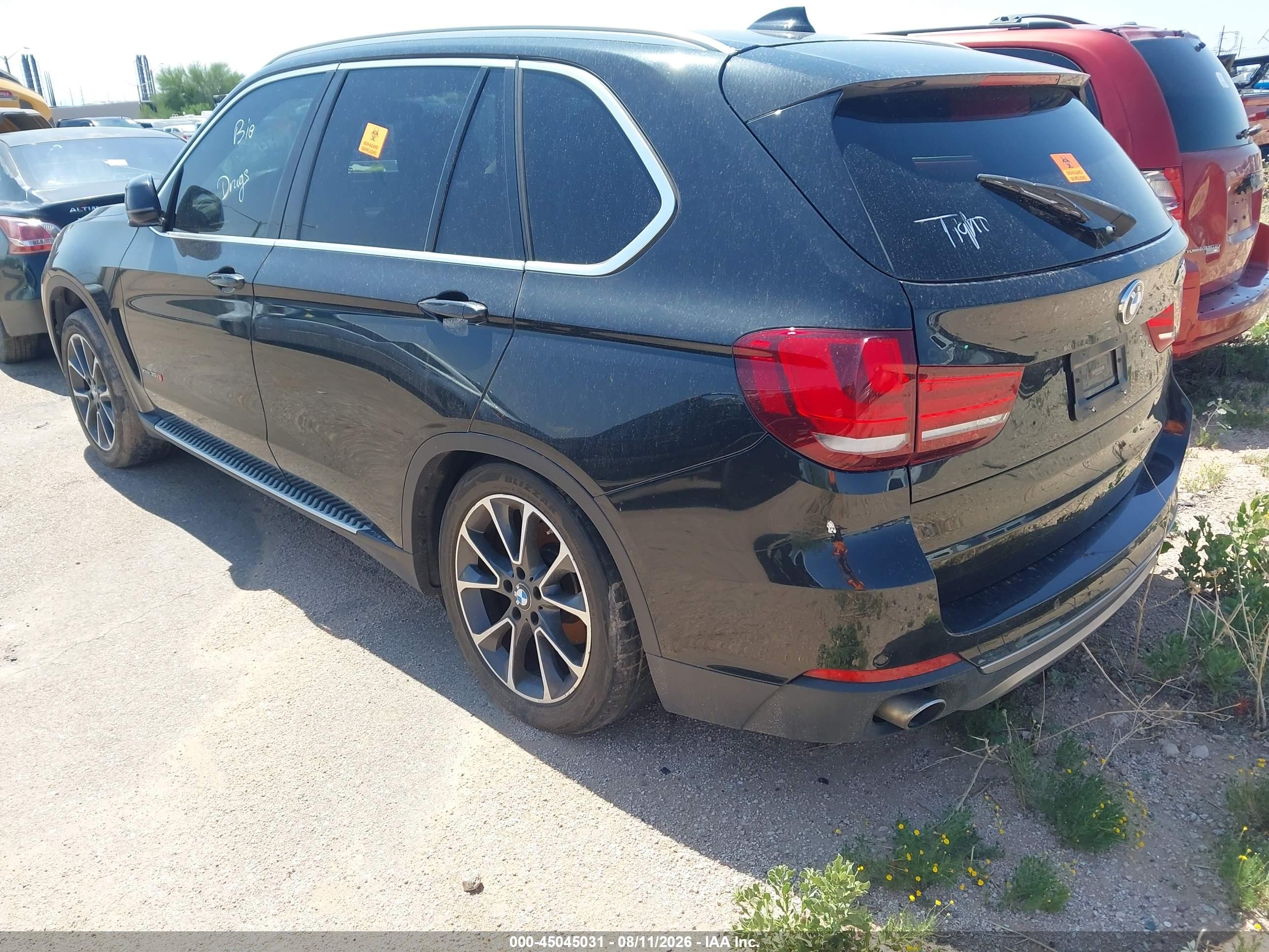 2015 Bmw X5 Xdrive35i Черный vin: 5UXKR0C54F0P01038