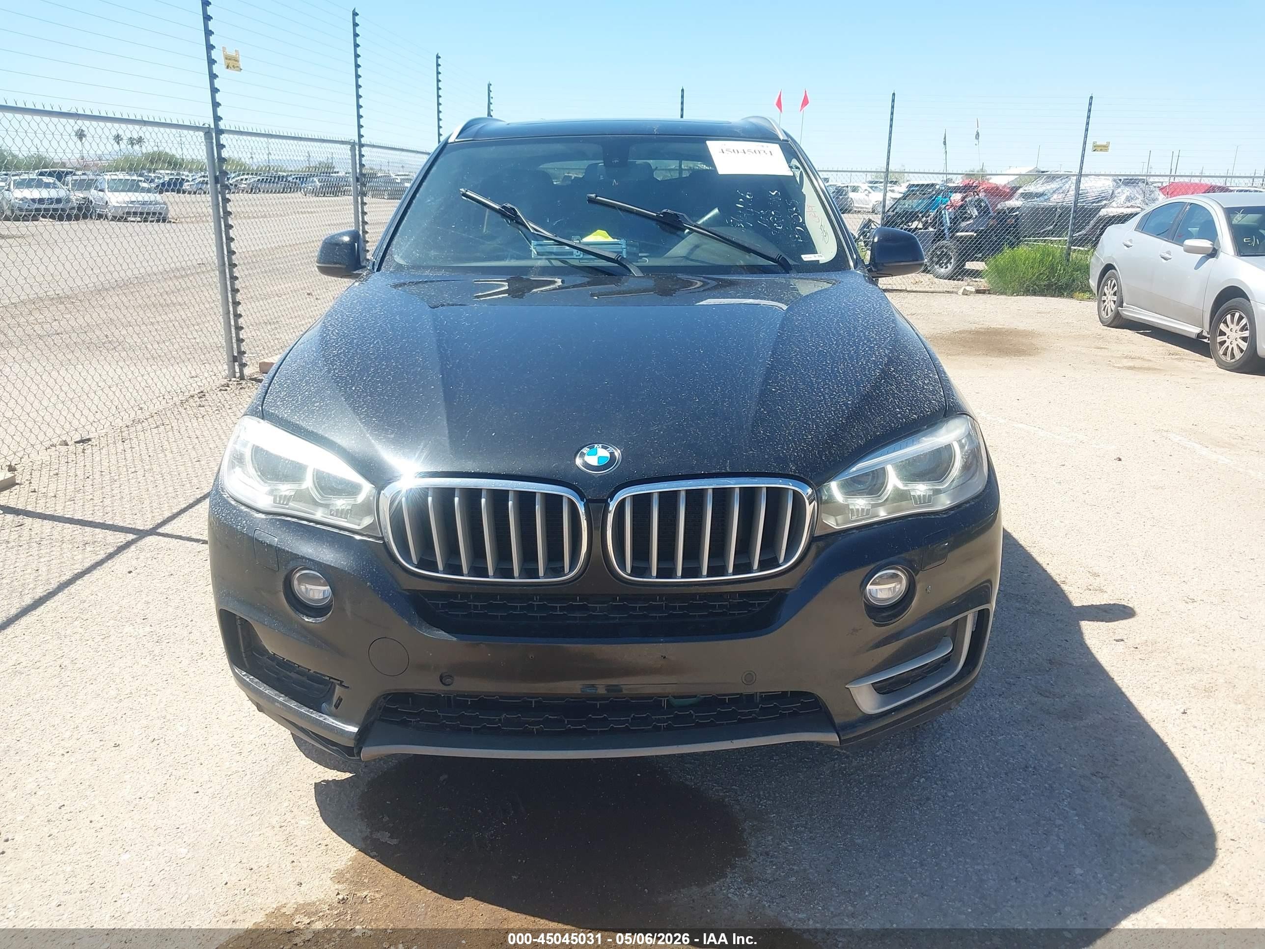 2015 Bmw X5 Xdrive35i Черный vin: 5UXKR0C54F0P01038