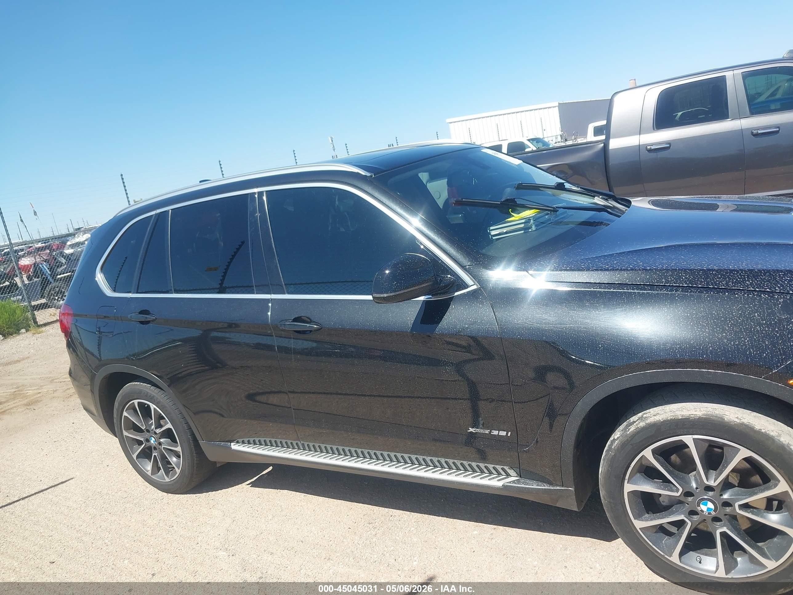 2015 Bmw X5 Xdrive35i Черный vin: 5UXKR0C54F0P01038