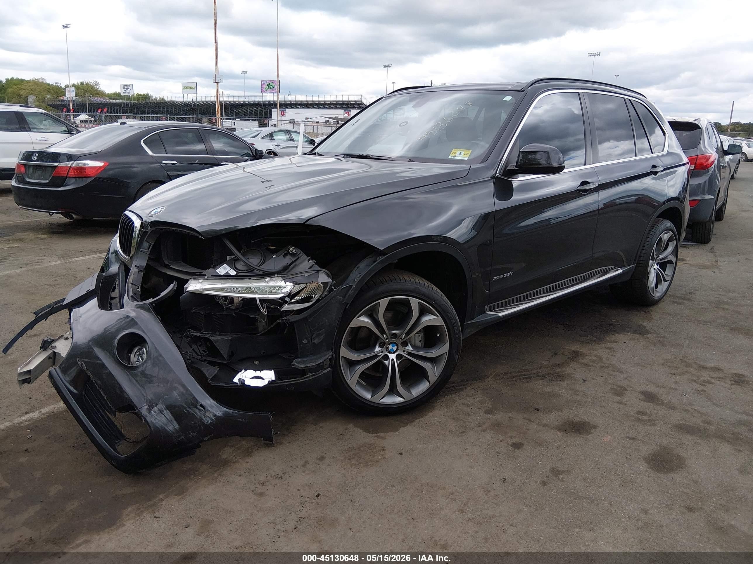2015 Bmw X5 Xdrive35i Black vin: 5UXKR0C54F0P02481