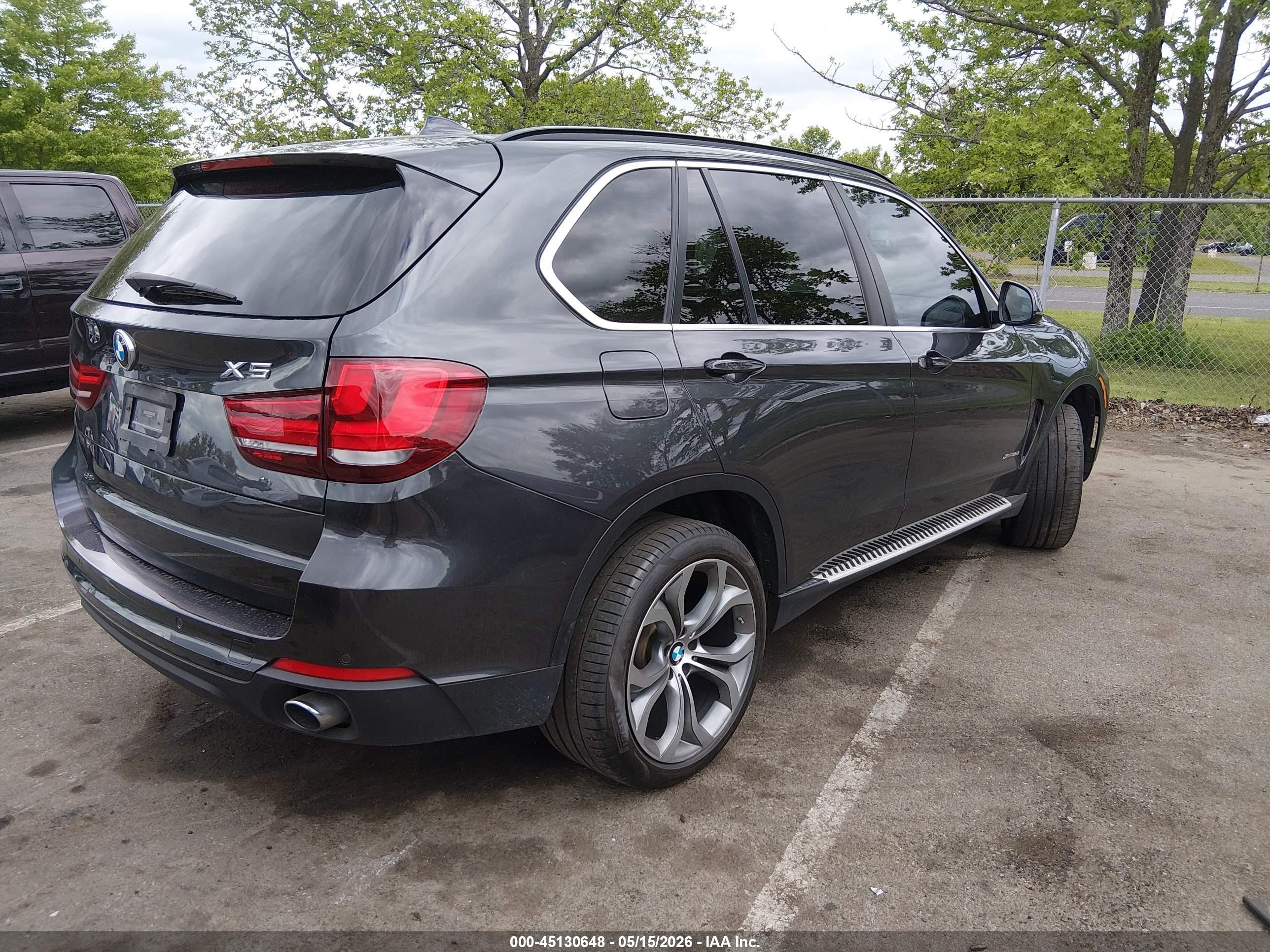 2015 Bmw X5 Xdrive35i Black vin: 5UXKR0C54F0P02481