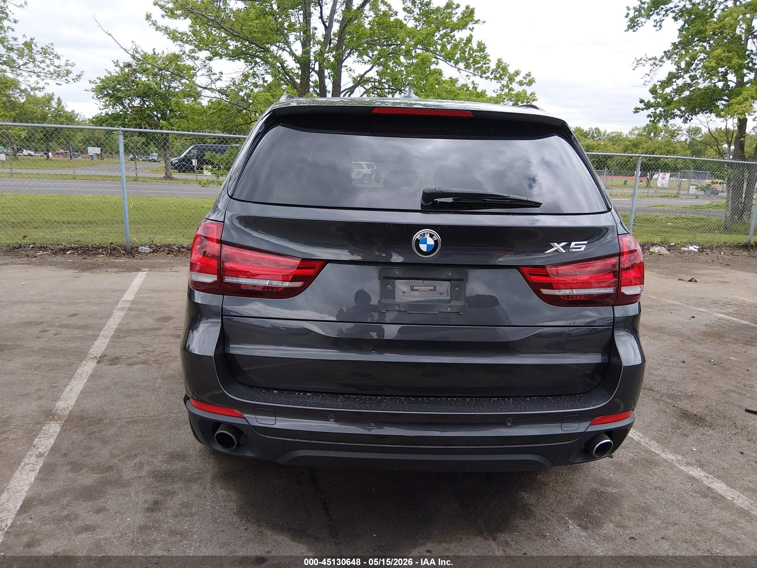 2015 Bmw X5 Xdrive35i Black vin: 5UXKR0C54F0P02481