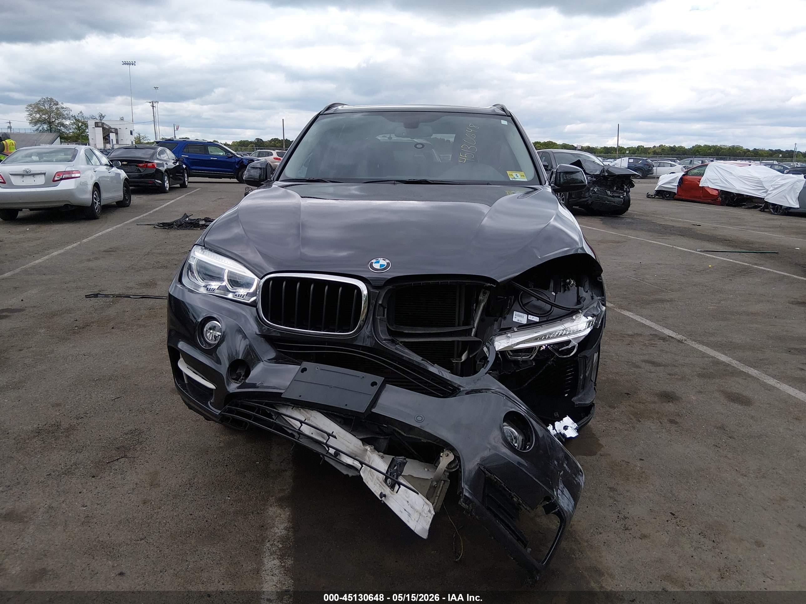 2015 Bmw X5 Xdrive35i Black vin: 5UXKR0C54F0P02481