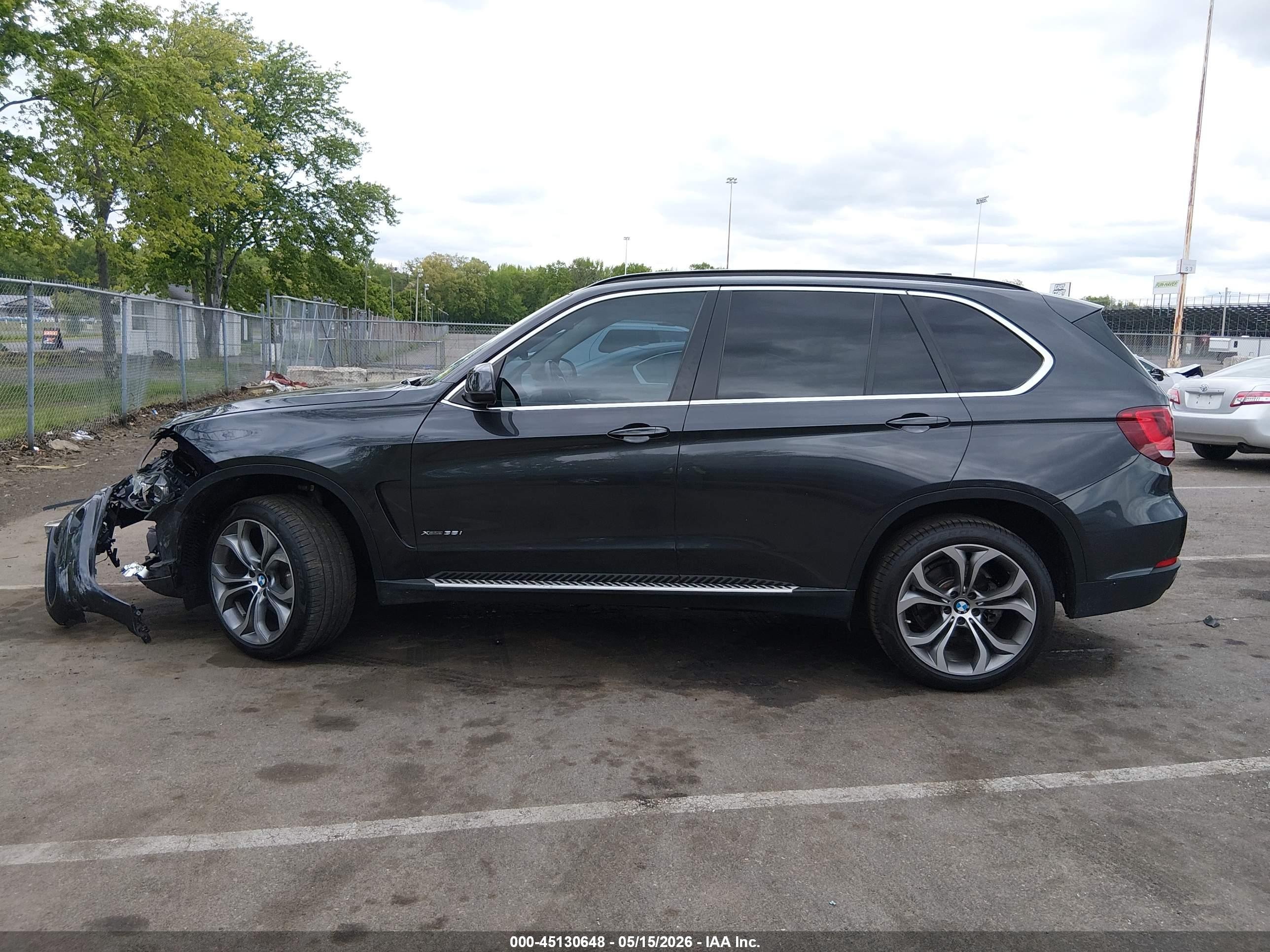 2015 Bmw X5 Xdrive35i Black vin: 5UXKR0C54F0P02481