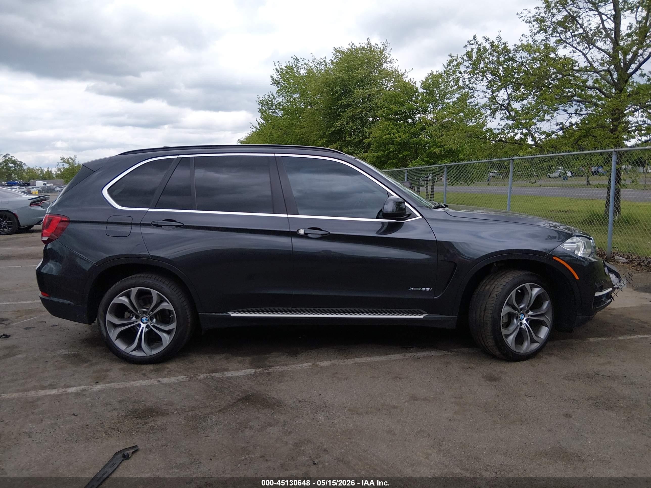 2015 Bmw X5 Xdrive35i Black vin: 5UXKR0C54F0P02481