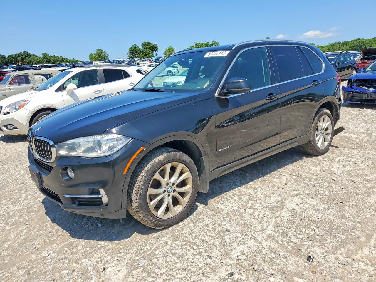 2015 Bmw X5 Xdrive35i Black vin: 5UXKR0C54F0P02951