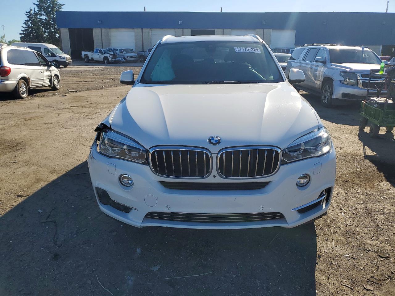 2015 Bmw X5 Xdrive35i White vin: 5UXKR0C54F0P10709