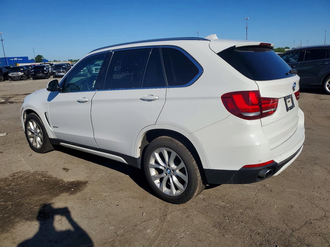2015 Bmw X5 Xdrive35i White vin: 5UXKR0C54F0P10709