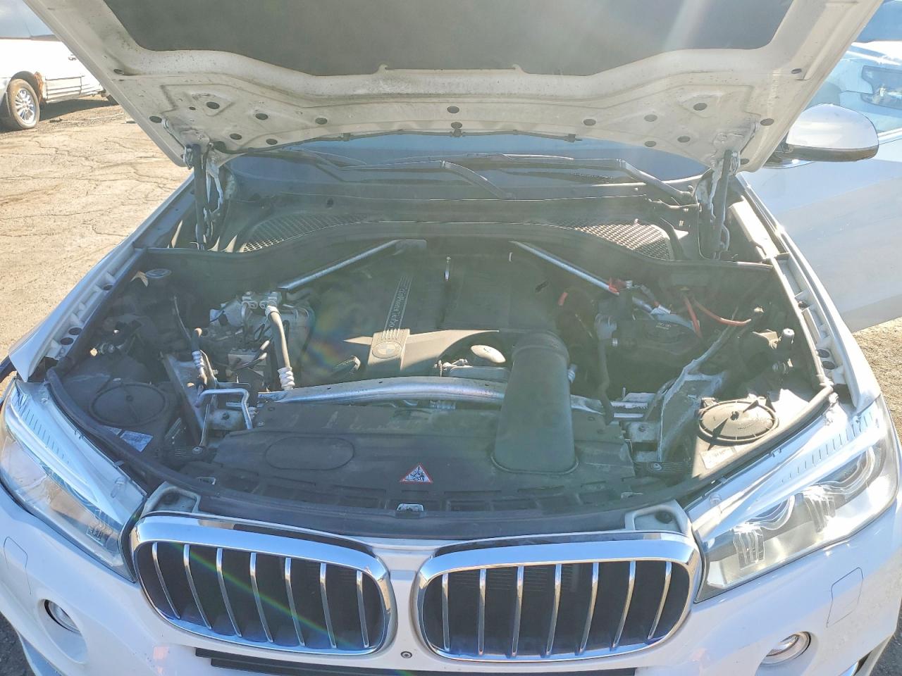 2015 Bmw X5 Xdrive35i White vin: 5UXKR0C54F0P10709