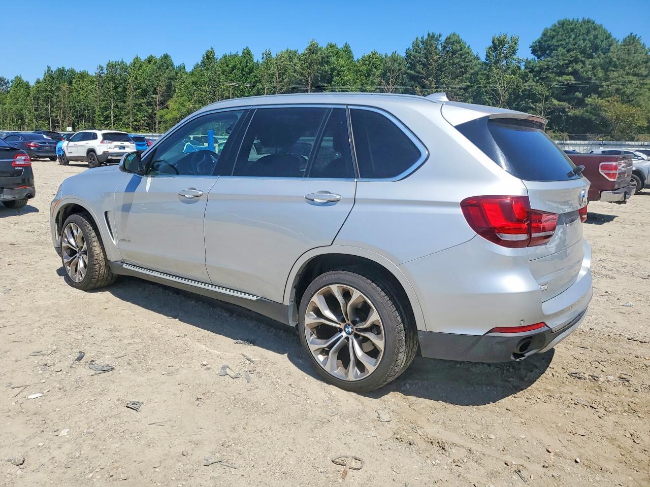 2015 Bmw X5 Xdrive35i Silver vin: 5UXKR0C54F0P14193