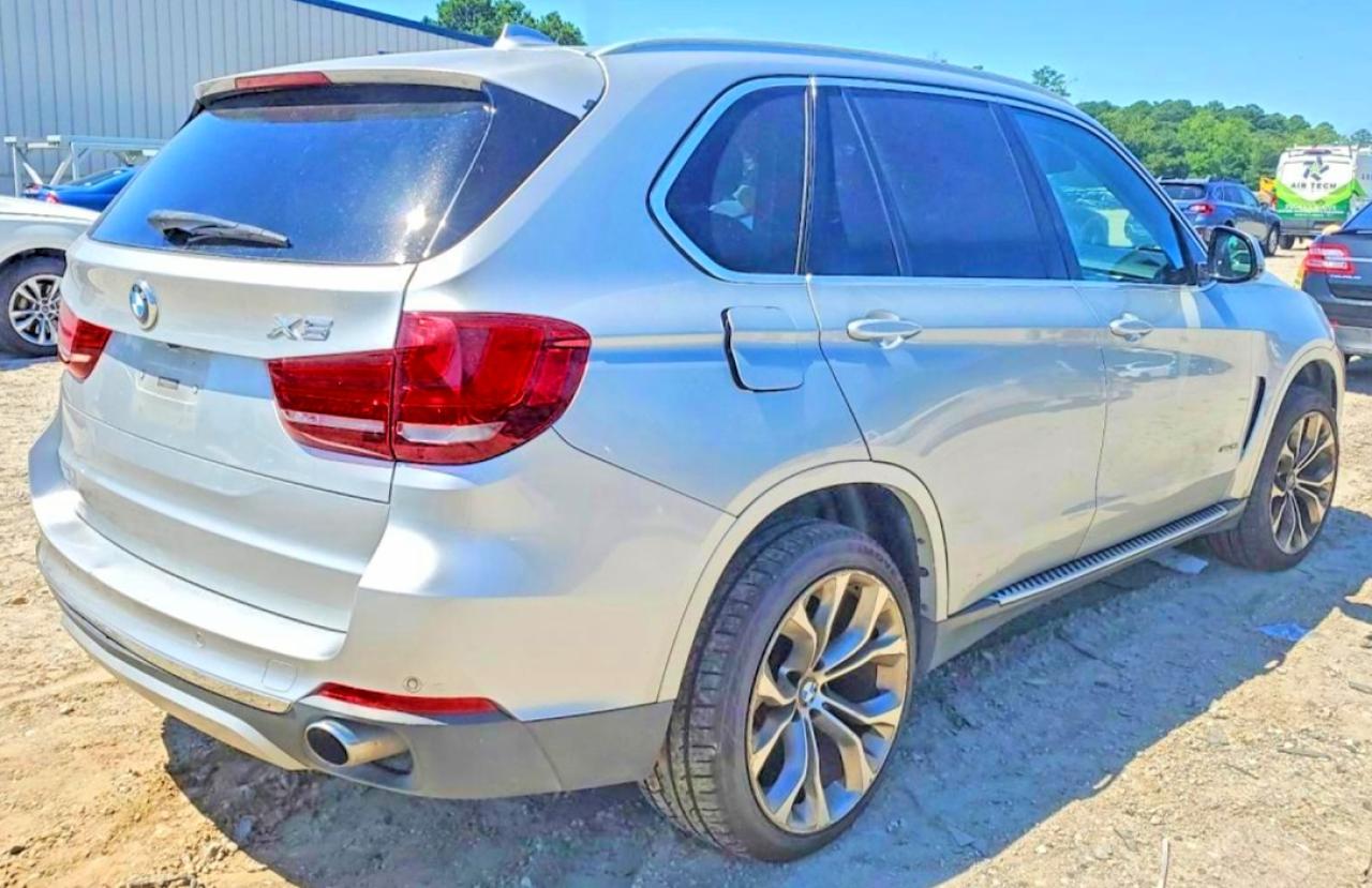 2015 Bmw X5 Xdrive35i Silver vin: 5UXKR0C54F0P14193