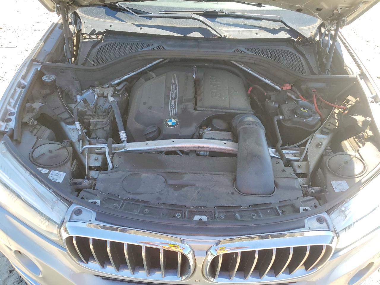2015 Bmw X5 Xdrive35i Silver vin: 5UXKR0C54F0P14193