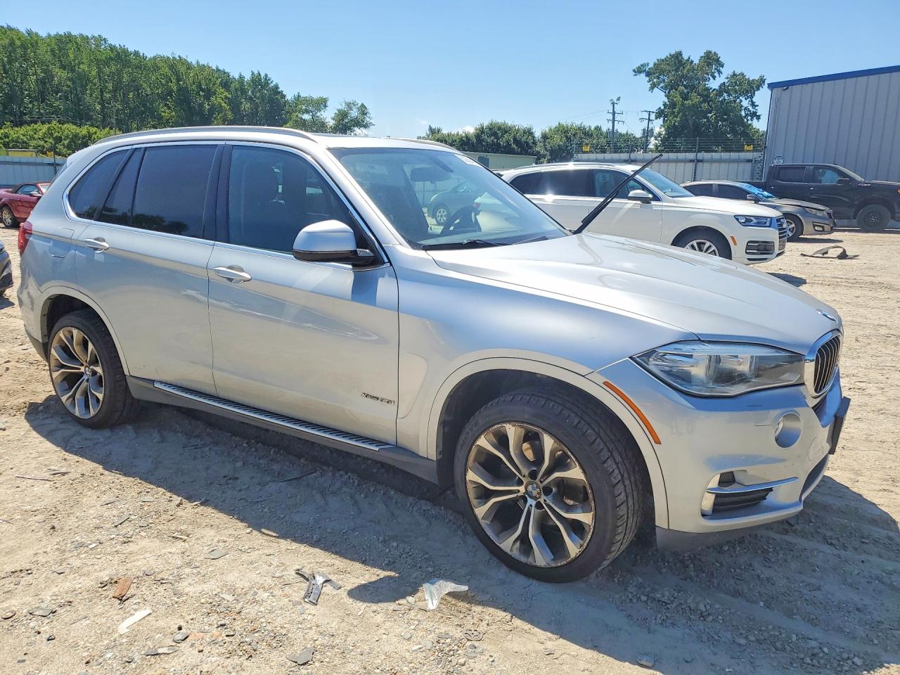 2015 Bmw X5 Xdrive35i Silver vin: 5UXKR0C54F0P14193