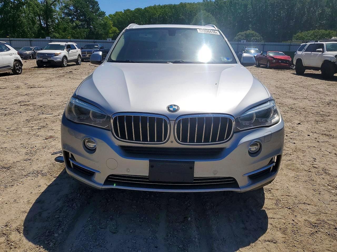 2015 Bmw X5 Xdrive35i Silver vin: 5UXKR0C54F0P14193