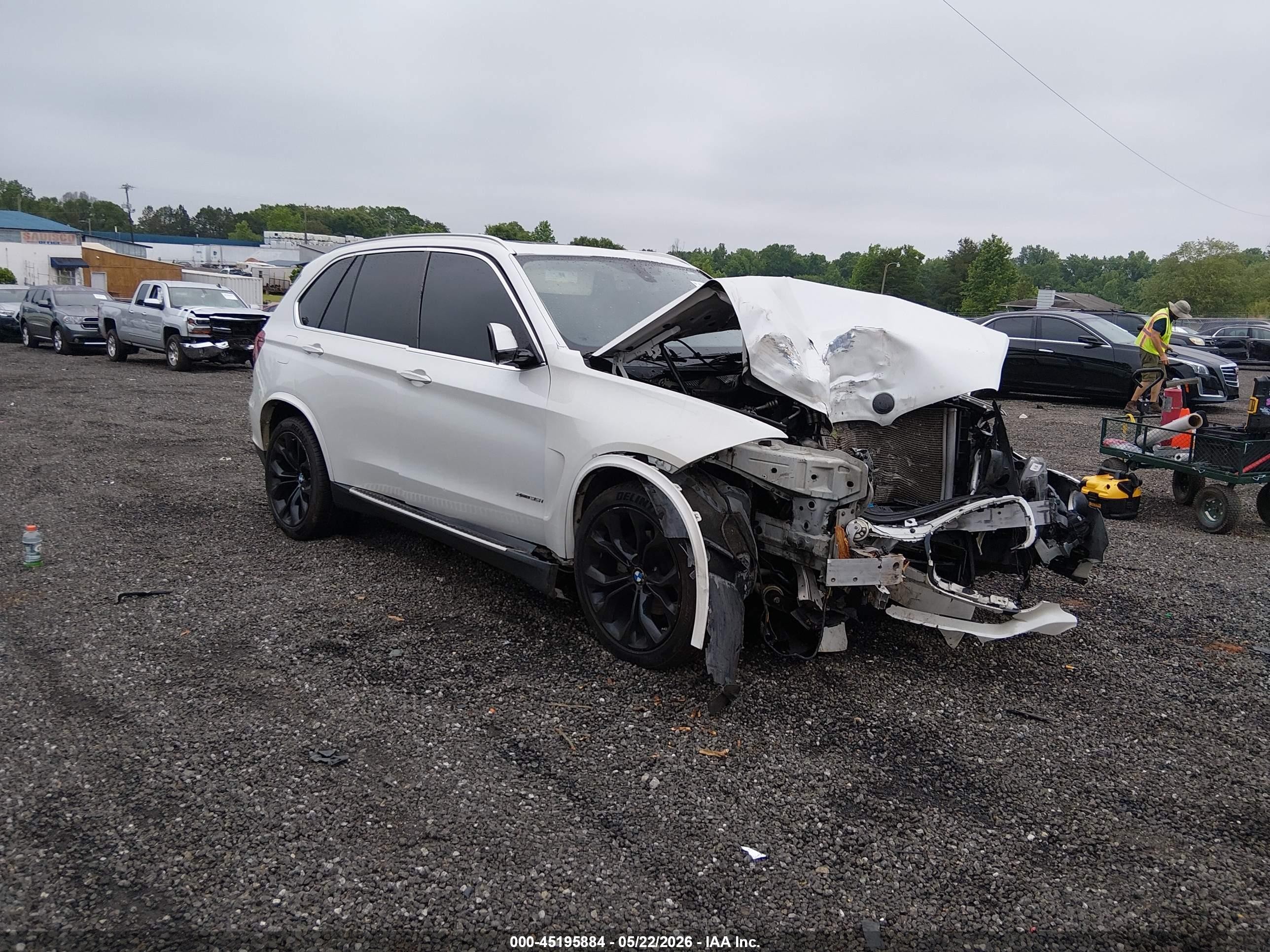 2015 Bmw X5 Xdrive35i Белый vin: 5UXKR0C55F0K62092