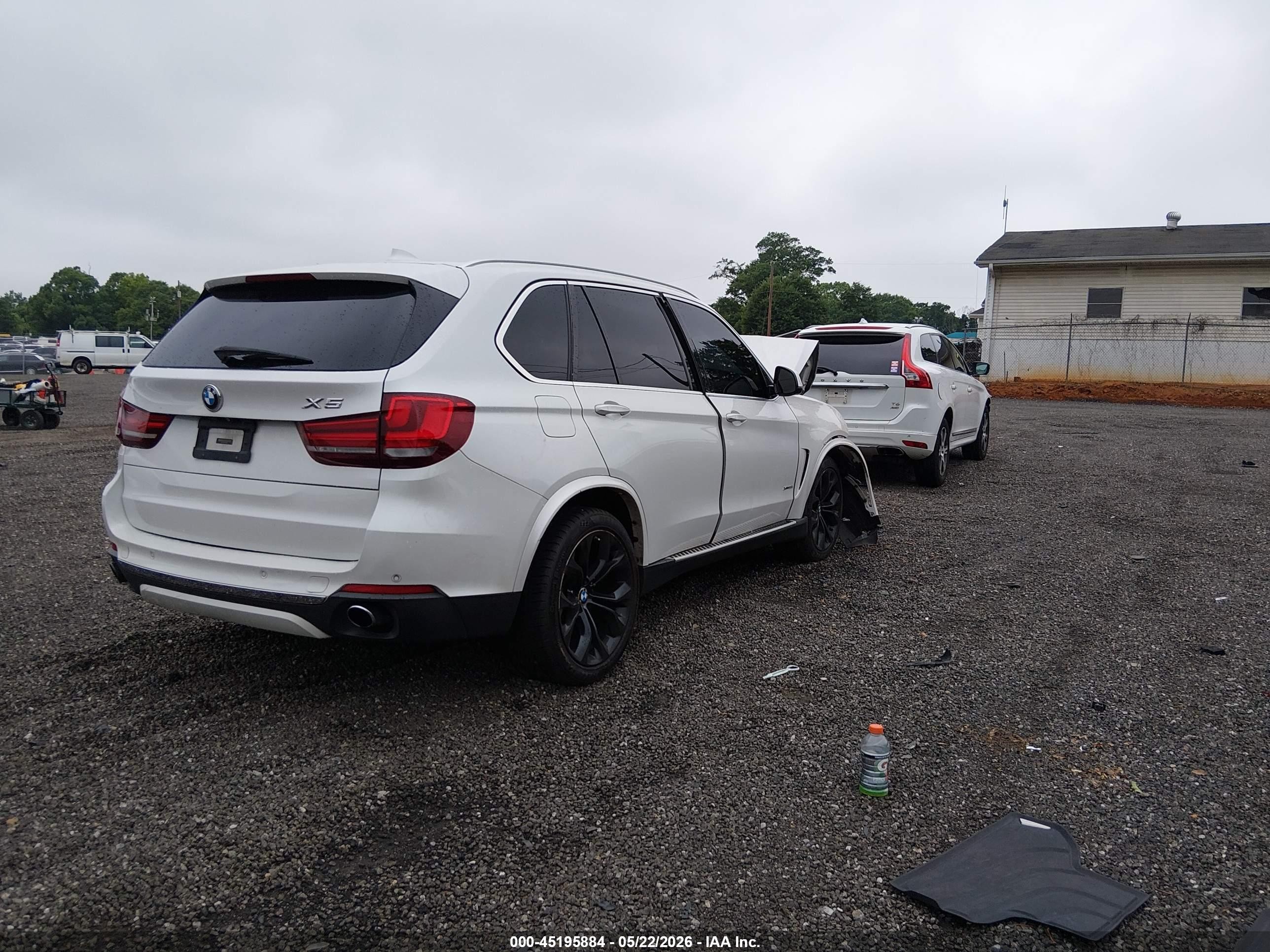 2015 Bmw X5 Xdrive35i White vin: 5UXKR0C55F0K62092