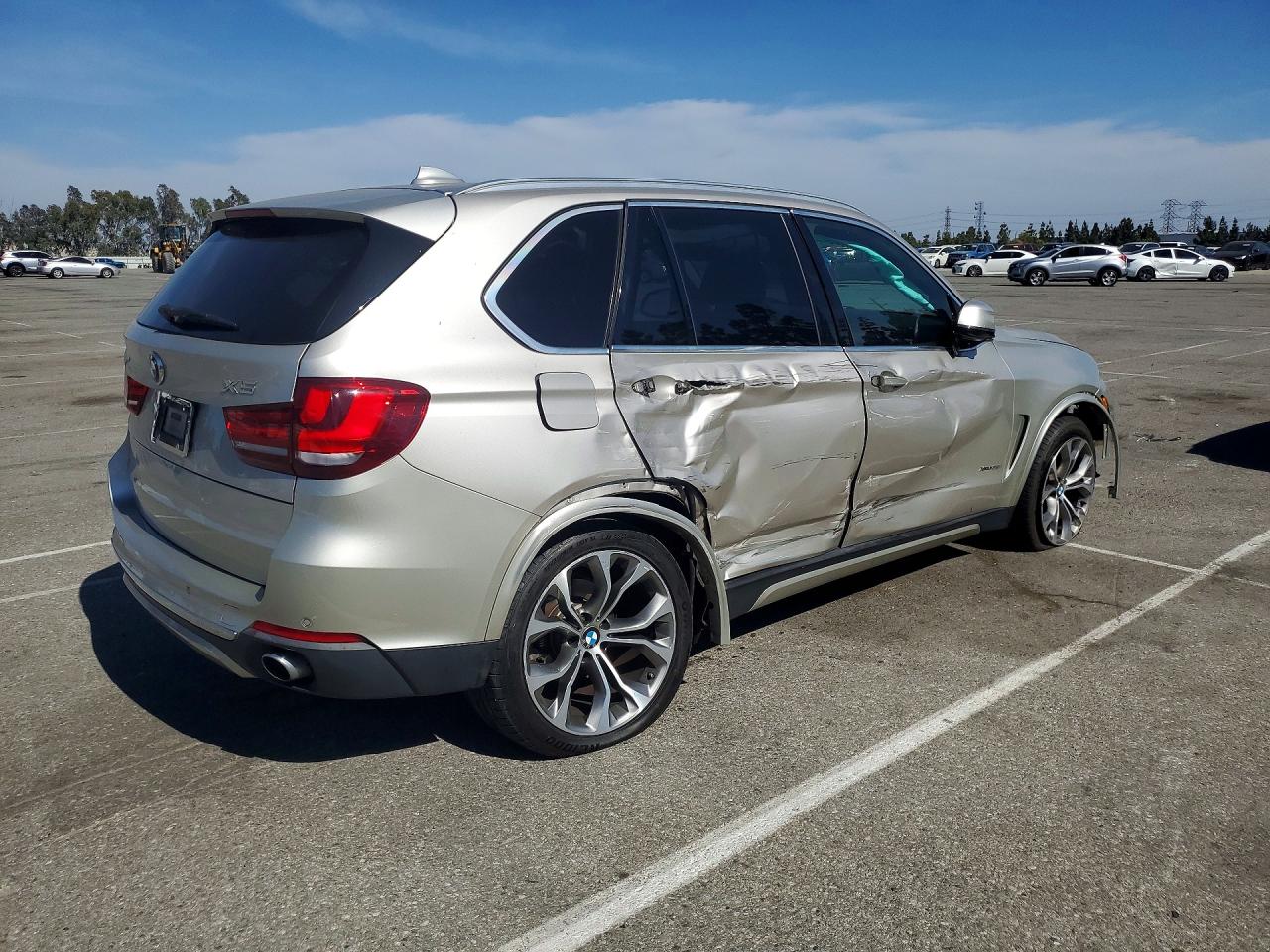2015 Bmw X5 Silver vin: 5UXKR0C55F0K65073