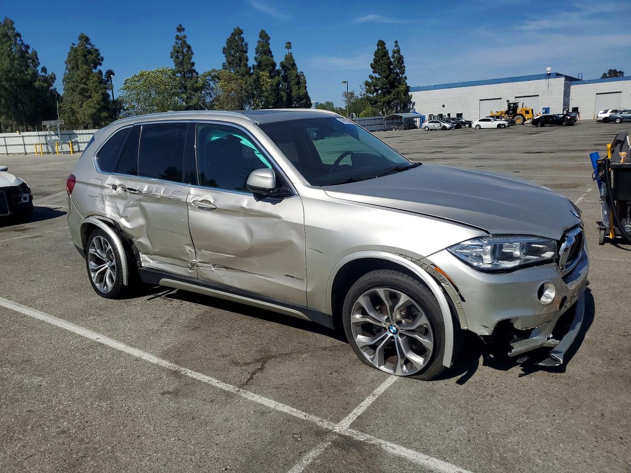 2015 Bmw X5 Silver vin: 5UXKR0C55F0K65073