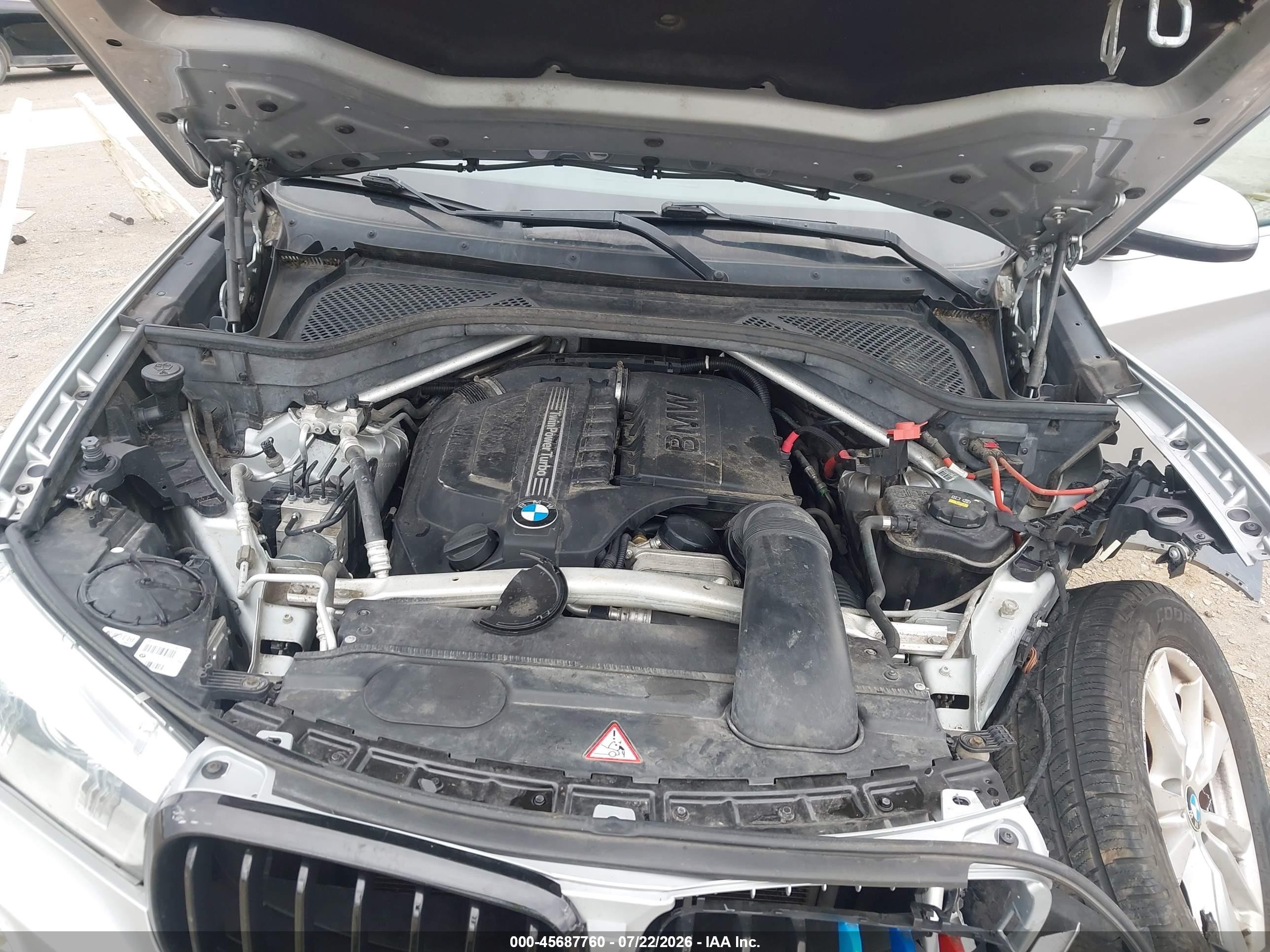 2015 Bmw X5 Xdrive35i Silver vin: 5UXKR0C55F0K66188