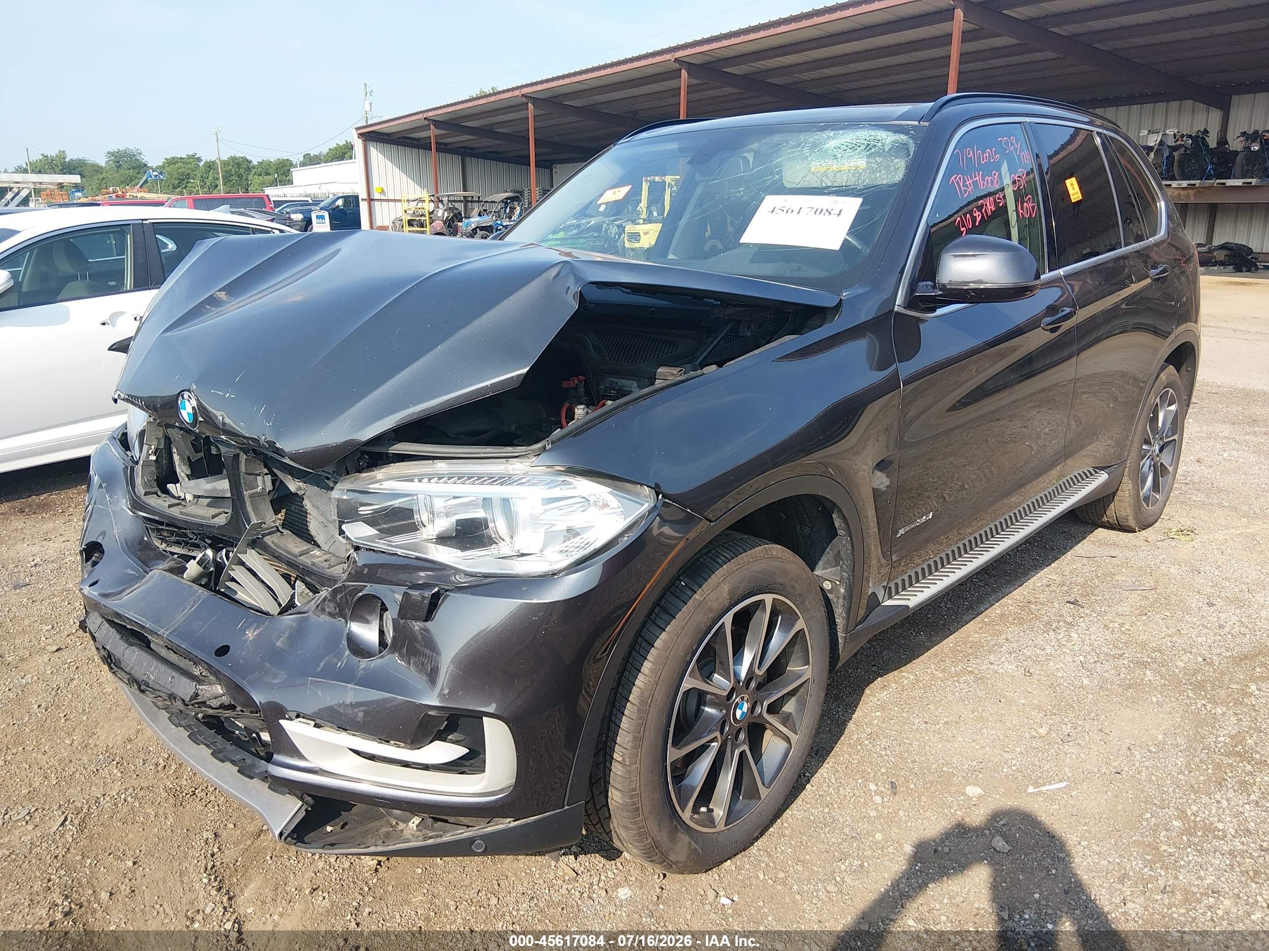 2015 Bmw X5 Xdrive35i Black vin: 5UXKR0C55F0K67468