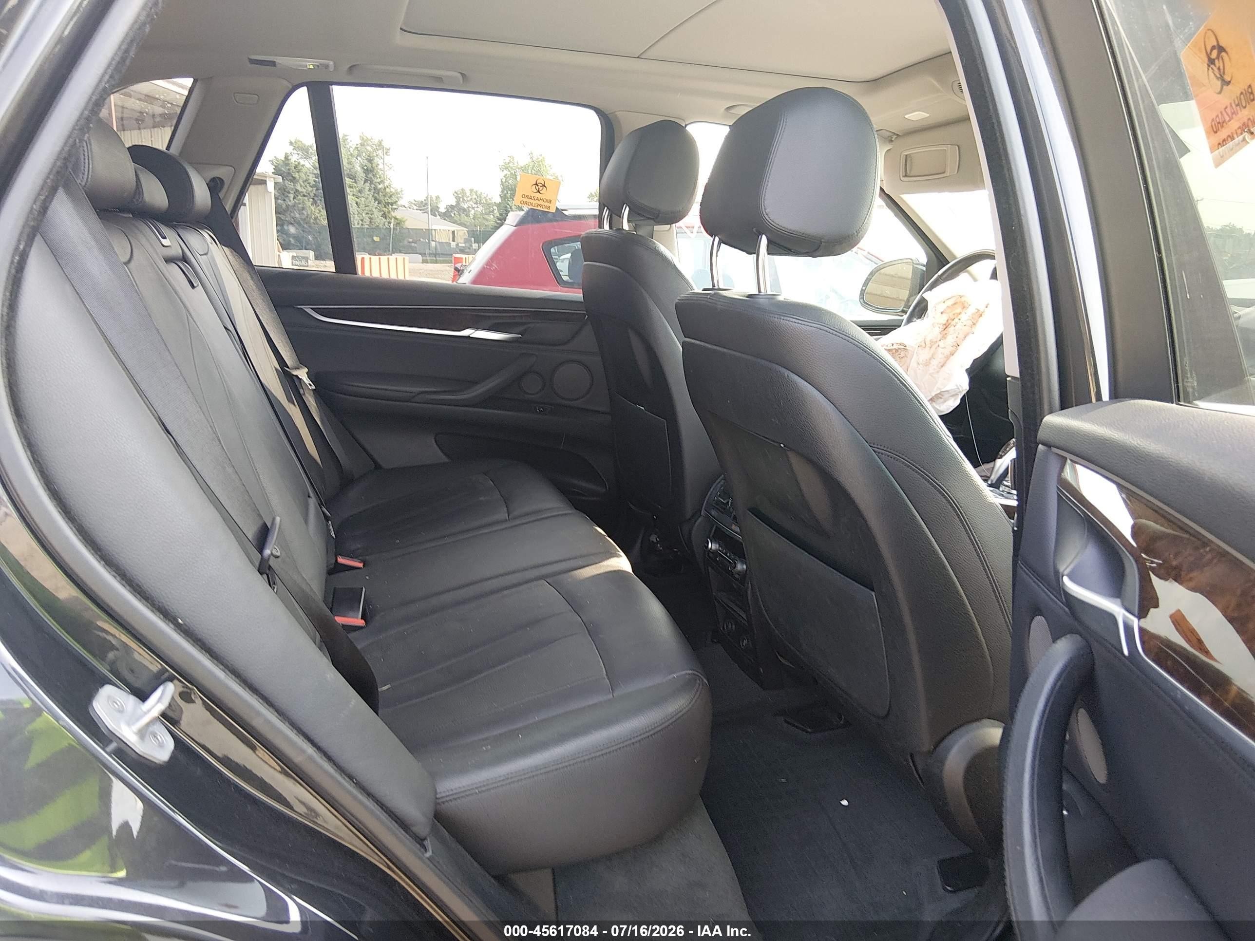 2015 Bmw X5 Xdrive35i Black vin: 5UXKR0C55F0K67468