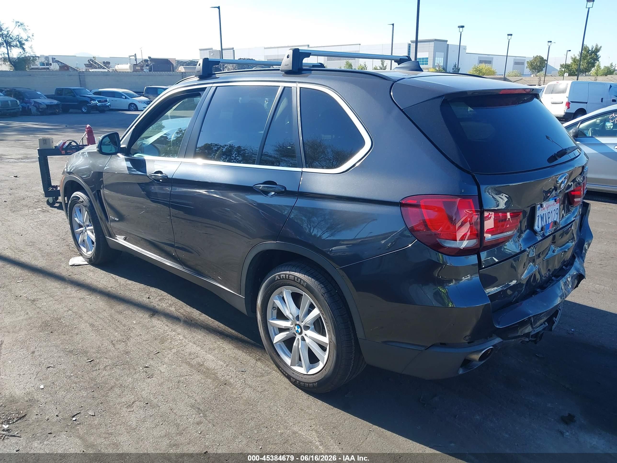 2015 Bmw X5 Xdrive35i Black vin: 5UXKR0C55F0P02487