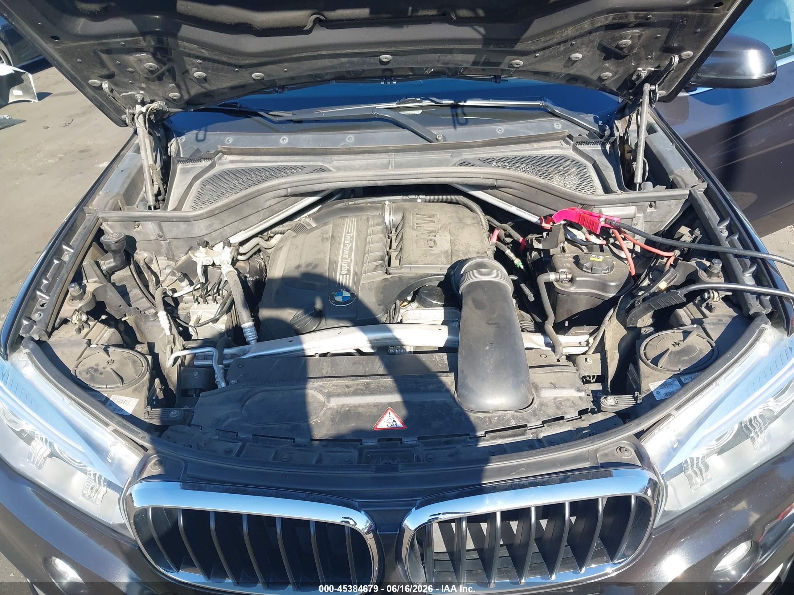 2015 Bmw X5 Xdrive35i Black vin: 5UXKR0C55F0P02487