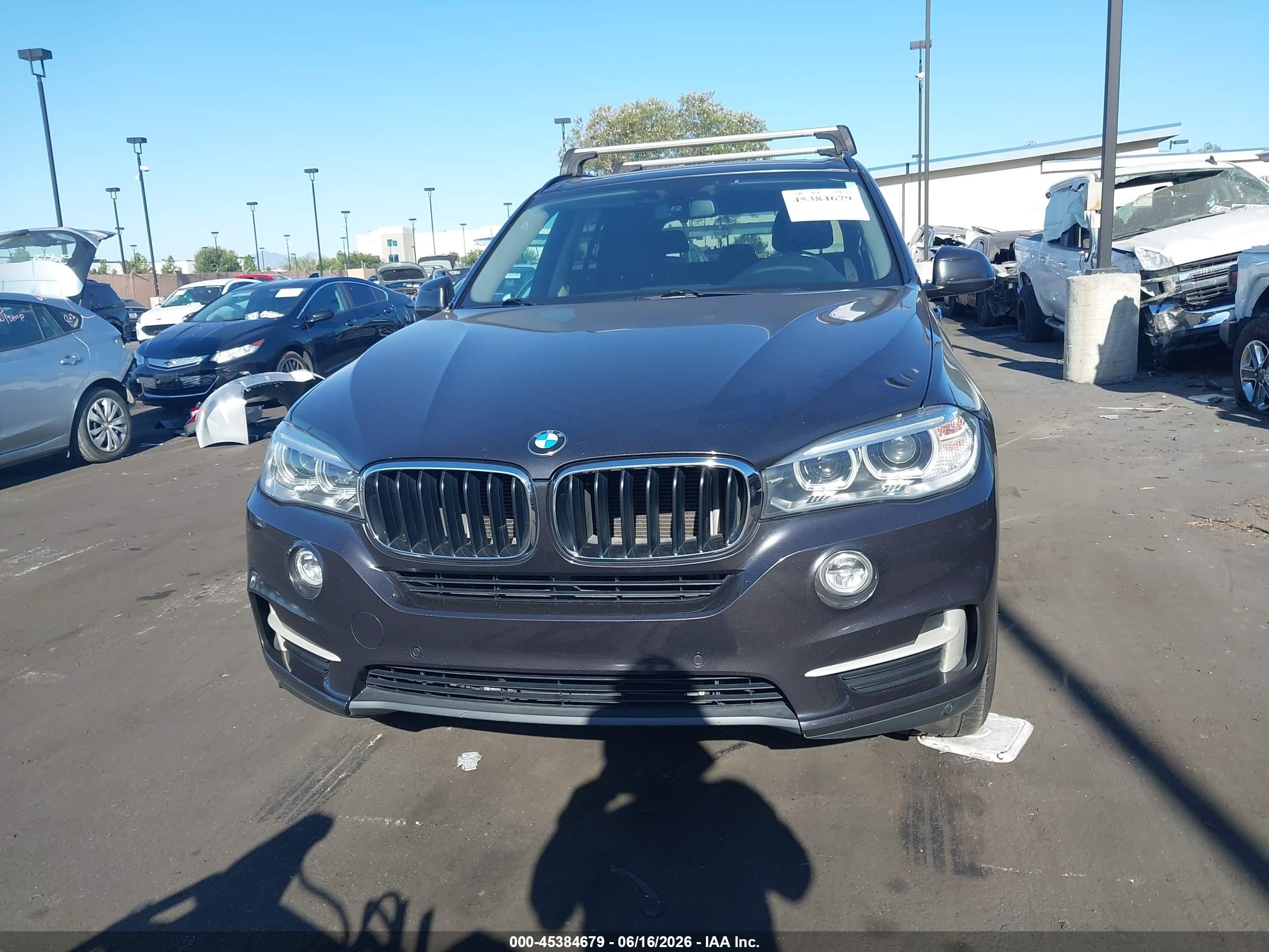 2015 Bmw X5 Xdrive35i Black vin: 5UXKR0C55F0P02487