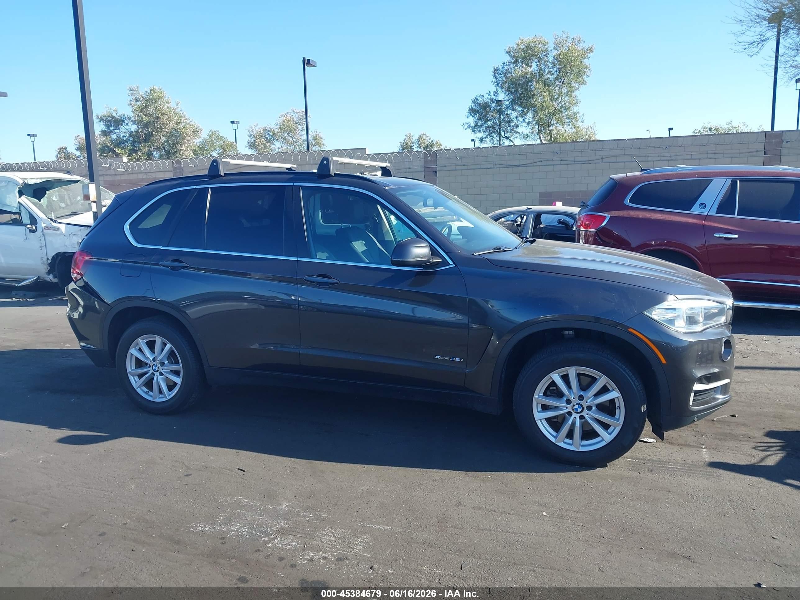 2015 Bmw X5 Xdrive35i Black vin: 5UXKR0C55F0P02487