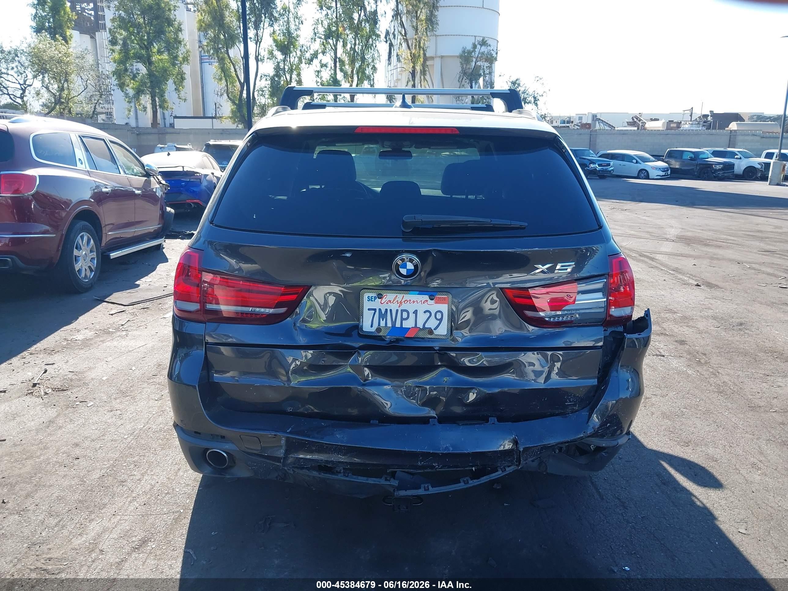 2015 Bmw X5 Xdrive35i Black vin: 5UXKR0C55F0P02487