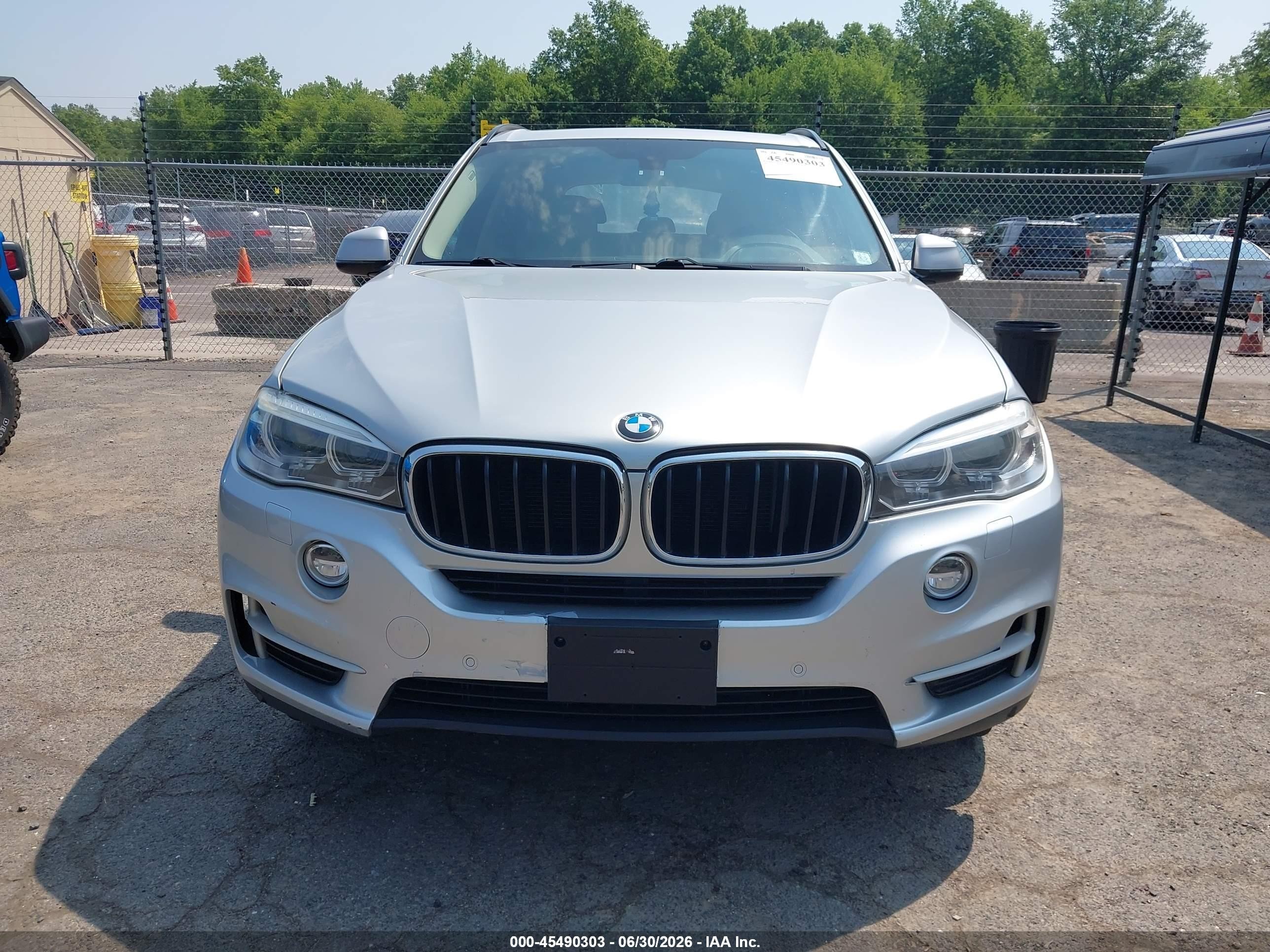 2015 Bmw X5 Xdrive35i Silver vin: 5UXKR0C55F0P04627