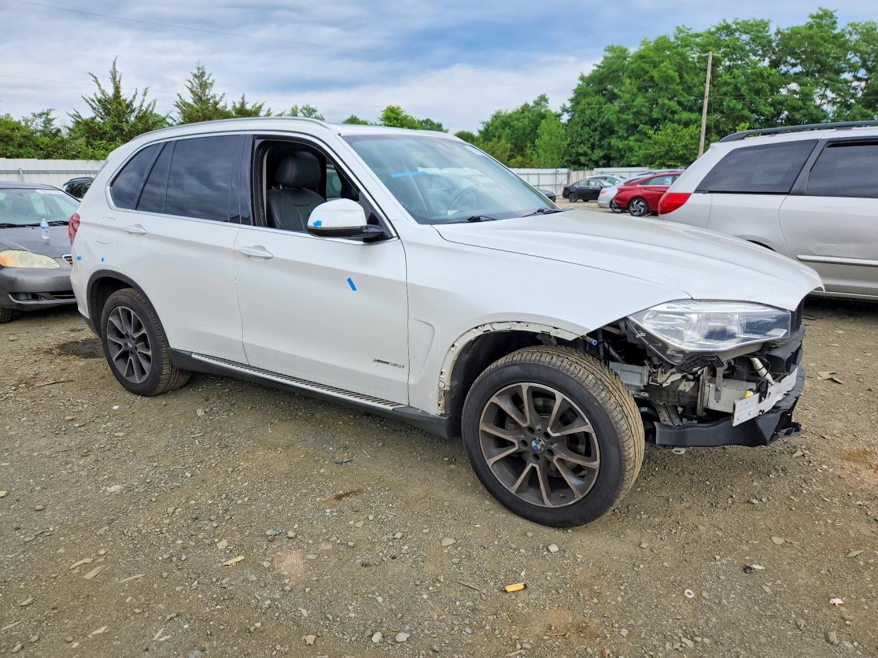 2015 Bmw X5 Xdrive35i Белый vin: 5UXKR0C55F0P07317