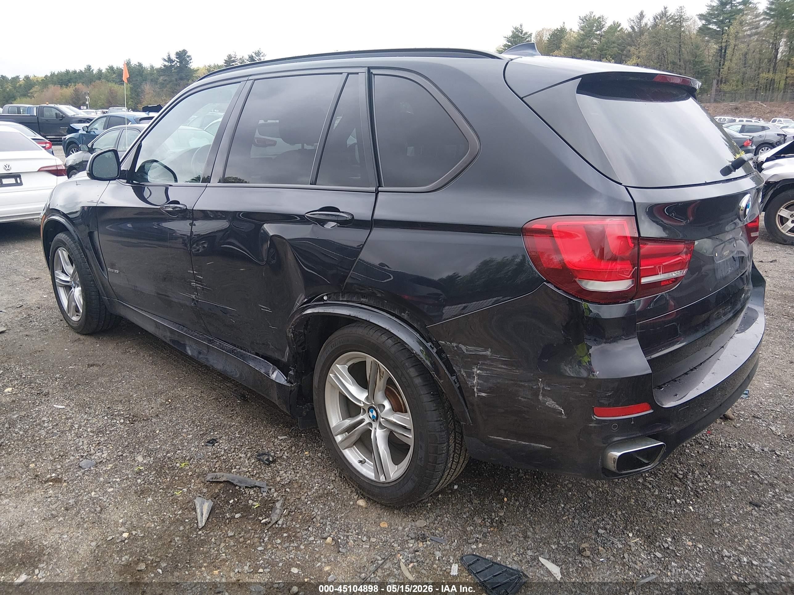 2015 Bmw X5 Xdrive35i Black vin: 5UXKR0C55F0P07690